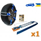 Браслет противоскольжения цепной Внедорожник AutoBraslet R14-R20 усиленный (1 шт.)